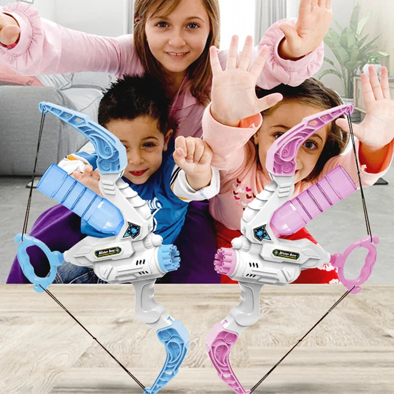 TrendyToys – Aktywny i kreatywny – 2 w 1 łukowa maszyna do baniek mydlanych