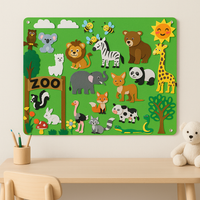 Thumbnail for FeltBoard™ - Edukacyjna tablica filcowa - Poznawanie świata zwierząt