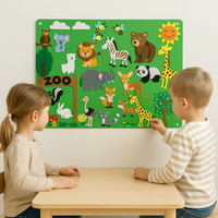 Thumbnail for FeltBoard™ - Edukacyjna tablica filcowa - Poznawanie świata zwierząt