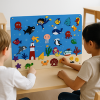 Thumbnail for FeltBoard™ - Edukacyjna tablica filcowa - Poznawanie świata zwierząt