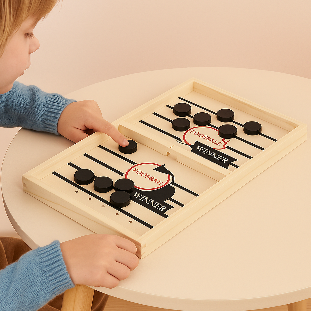 Foosball™ - Łatwa w konfiguracji - drewniana gra planszowa