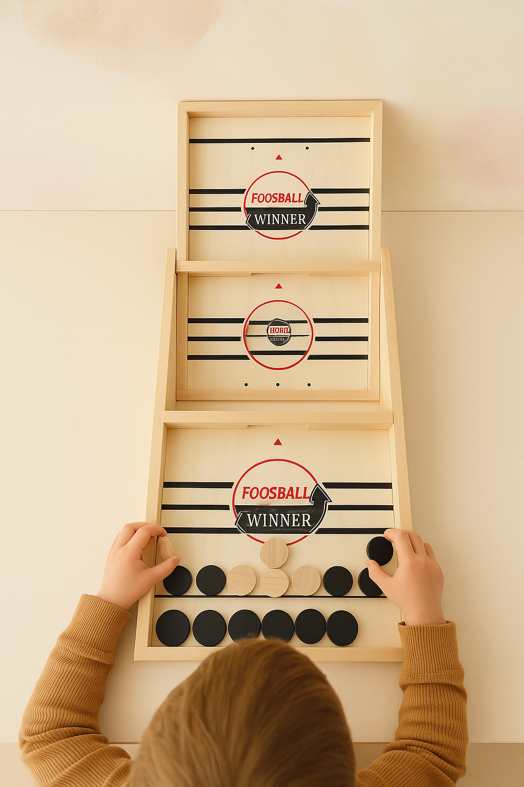 Foosball™ - Łatwa w konfiguracji - drewniana gra planszowa