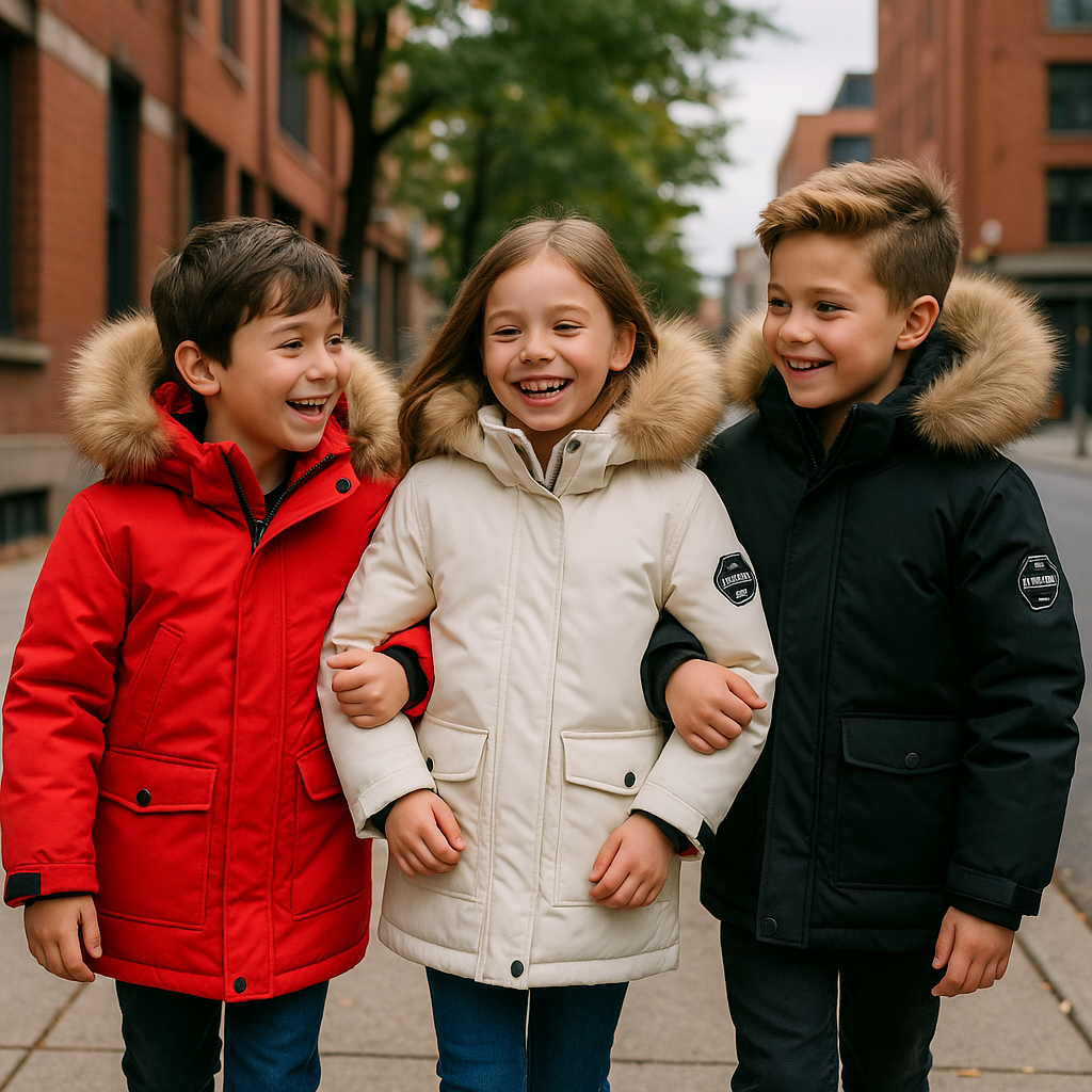Mini Fashion™ - Zimowa kurtka dziecięca - Odzież dla dzieci
