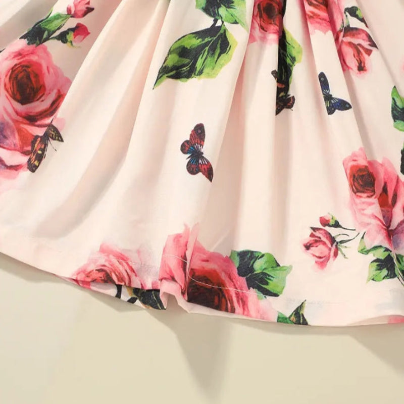 Garden Dress – Lato i świeżość – sukienka w kwiaty dla dziewczynek