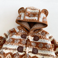 Thumbnail for LittleWarm – Przytulny i stylowy – płaszcz zimowy z wzorem Fair Isle
