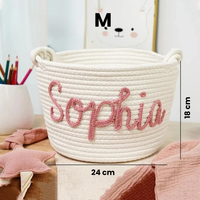 Thumbnail for CuddleBasket – Urocze i osobiste – spersonalizowany kosz na pieluchy