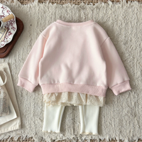 Thumbnail for LittleAngel – Miękkie i stylowe – zestaw dla niemowląt z bluzą i spodniami z gumką