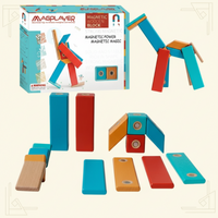 Thumbnail for MagPlayer – Kreatywność i motoryka – Drewniane klocki magnetyczne do samodzielnego montażu