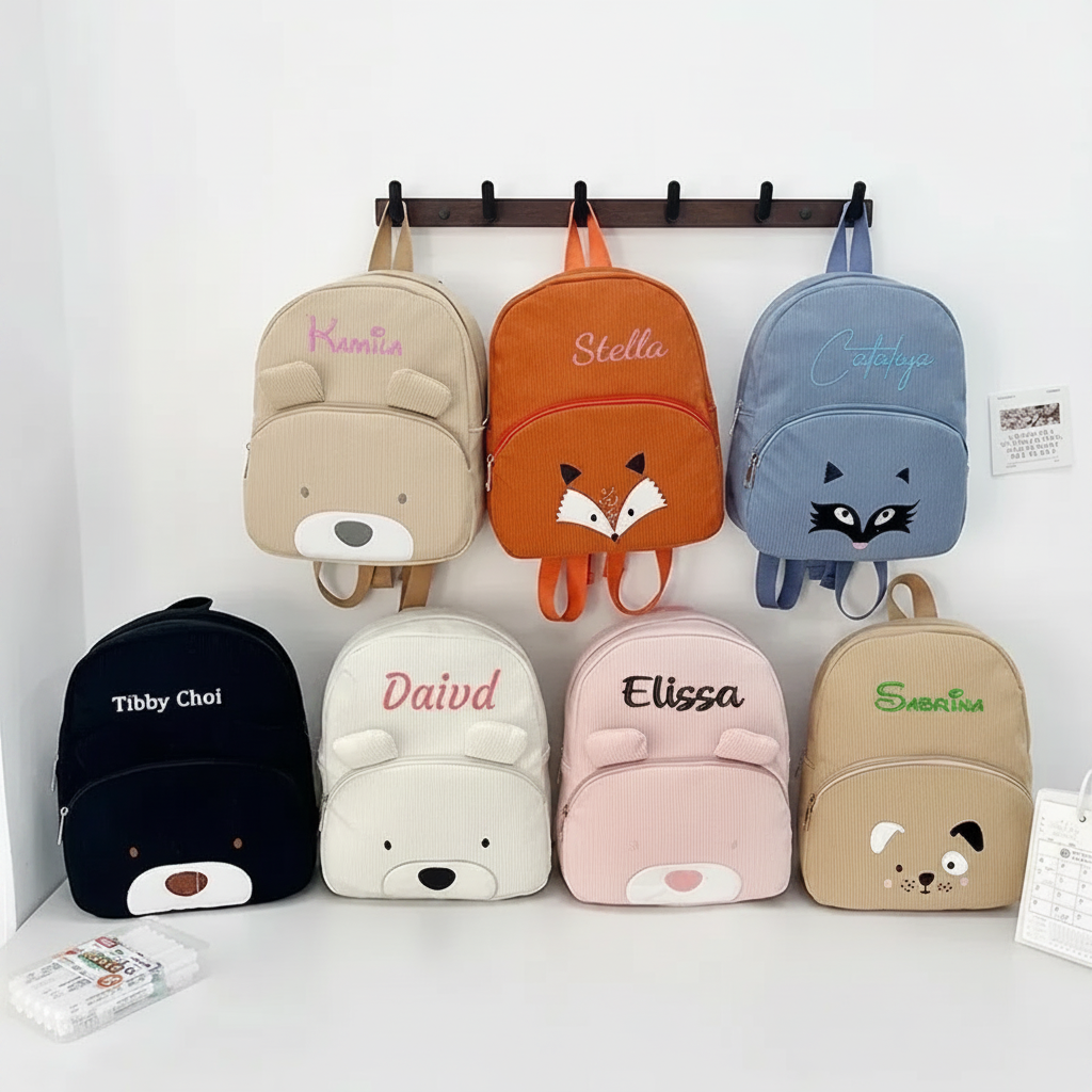 MyLittleBag – Osobisty i uroczy – spersonalizowany plecak dziecięcy z imieniem i nadrukiem zwierzątek