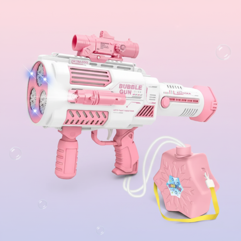 Light Up Bubble Gun – Zabawa i muzyka – pistolet do baniek mydlanych