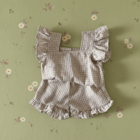 Thumbnail for Girls Ruffle Tee – Lekki i uroczy – zestaw ubrań dla dzieci
