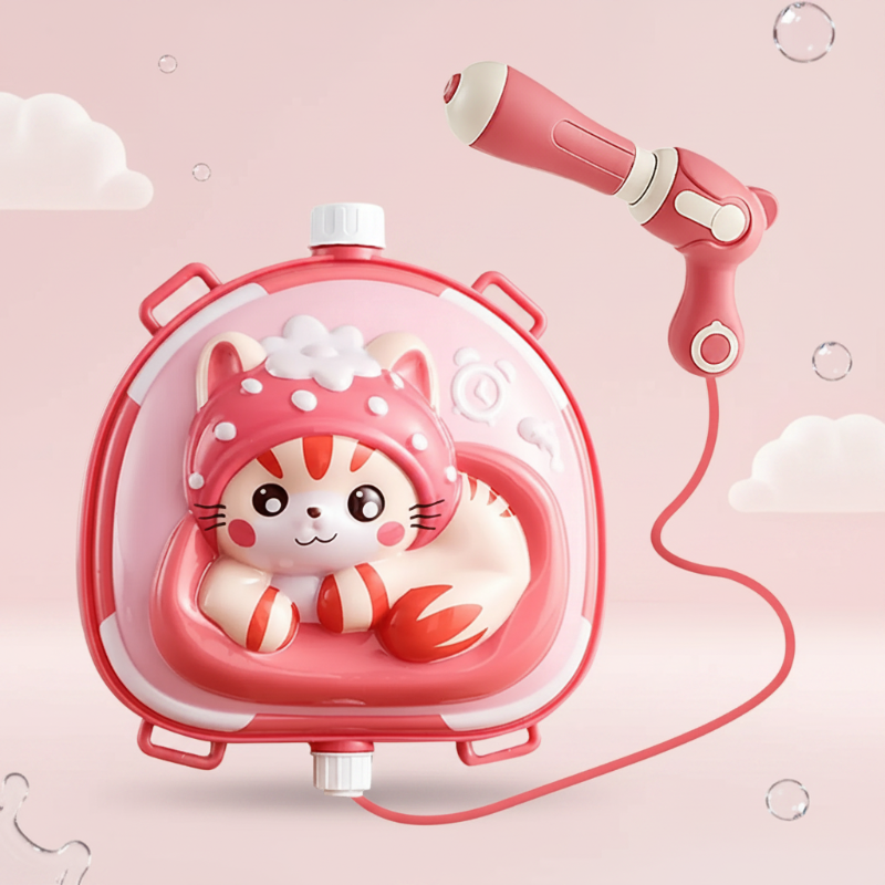 Kids Water Blaster – Zabawowy i praktyczny – plecak z pistoletem na wodę