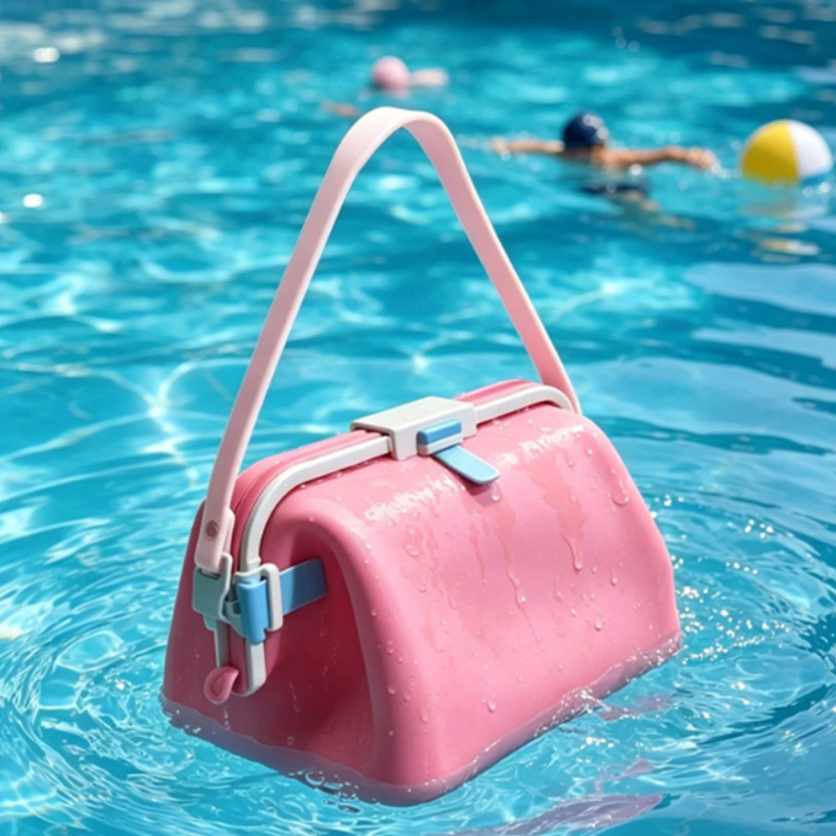 SeaBag – Zabawa w wodzie i praktyczność – duża, wodoodporna torba na ramię z silikonu