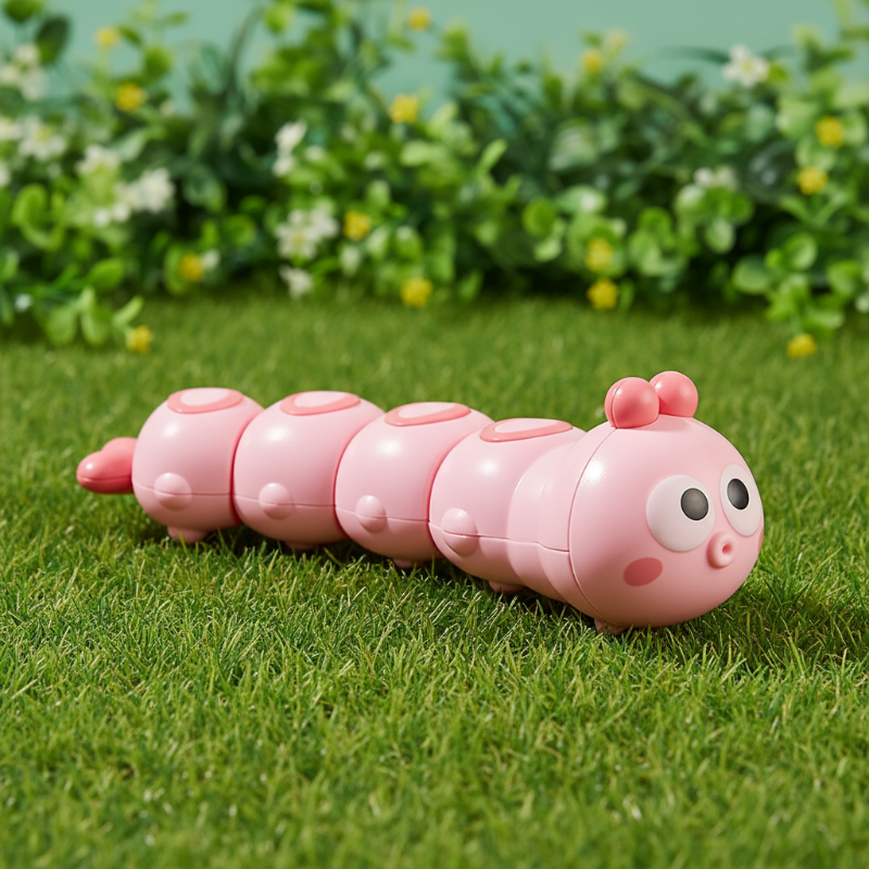 Wind-Up Caterpillar – Zabawne i ruchome – zabawki do raczkowania