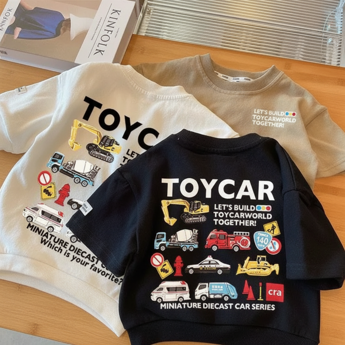 PlayCars – Odzież codzienna i miękka – Odzież dziecięca z nadrukiem samochodów