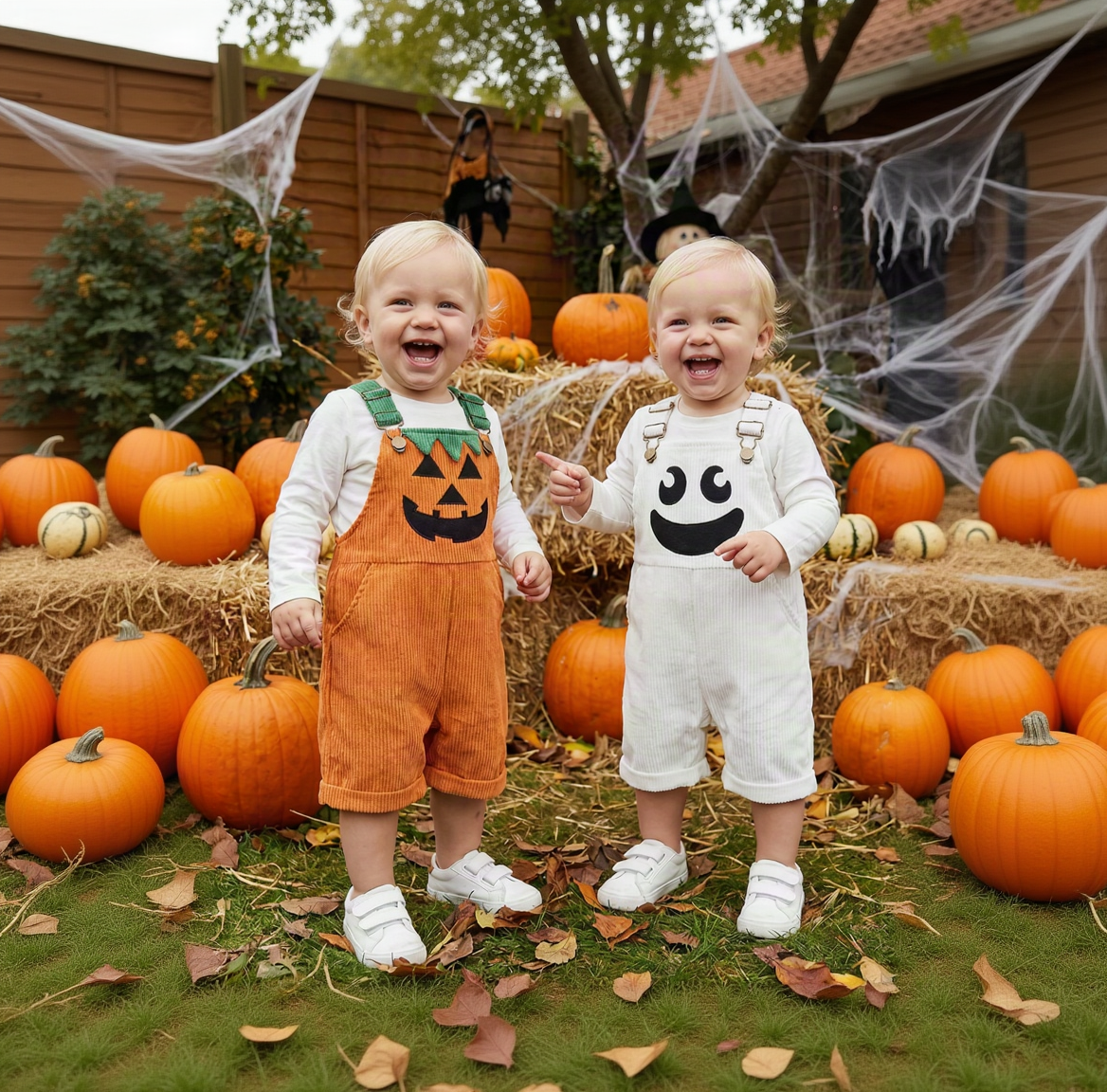 SpookyBaby – Zabawne i świąteczne – ogrodniczki na Halloween