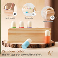 Thumbnail for Color Spring – Zabawa i rozwój – Drewniane zabawki sensoryczne dla niemowląt