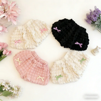 Thumbnail for LovelyBloom – Miękkie i urocze – dziecięce spodenki z falbankami i kokardką