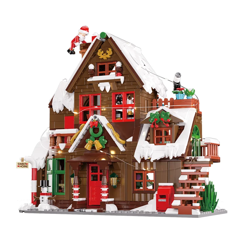 ChristmasHome – Świątecznie i kreatywnie – zestaw do zbudowania domku bożonarodzeniowego