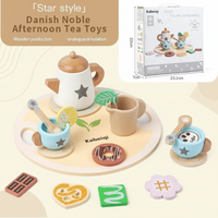 Thumbnail for Woods – Prosty i uroczy – Drewniany zestaw do herbaty dla dzieci