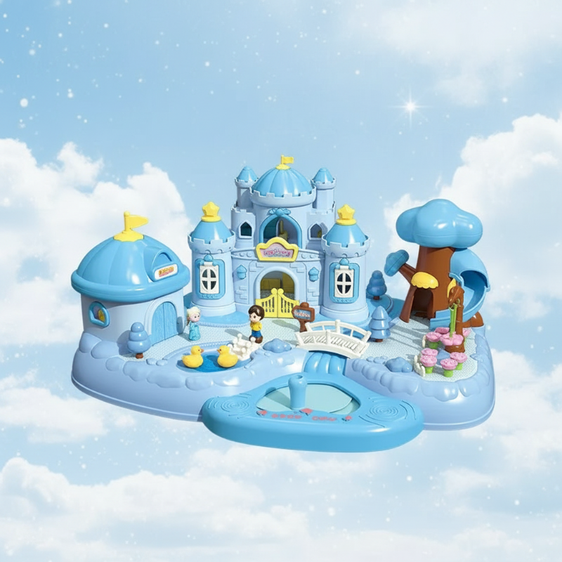 Magnetic Princess Castle – Kreatywne i magiczne – zestaw do zabawy z magnetycznym domkiem dla lalek