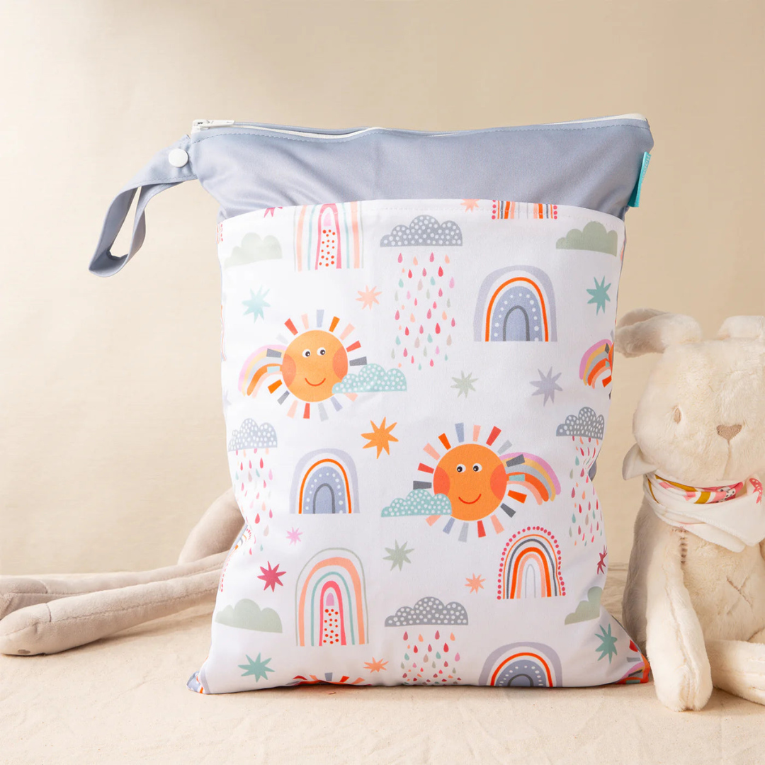 LittleBloom – Zawsze sucho i świeżo – wielokrotnego użytku wodoodporny worek na pieluchy