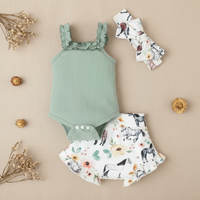 Thumbnail for Baby Girl Summer Outfit – Urocze i zwiewne – zestaw ubranek dla niemowląt