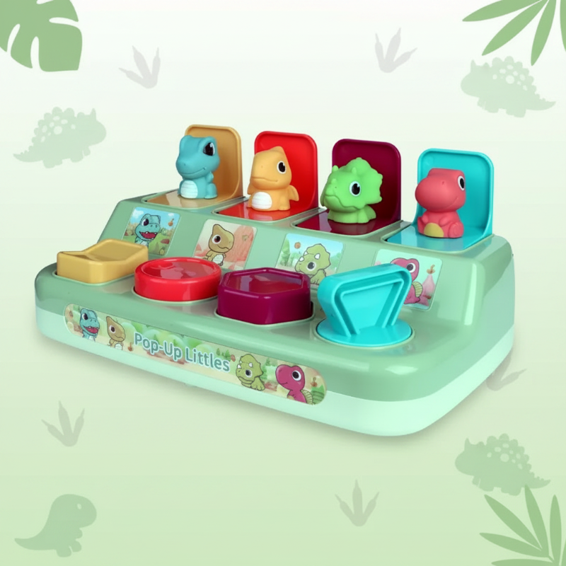 Pop Up Activity Toy – Odkrywanie i nauka – zabawki sensoryczne dla niemowląt