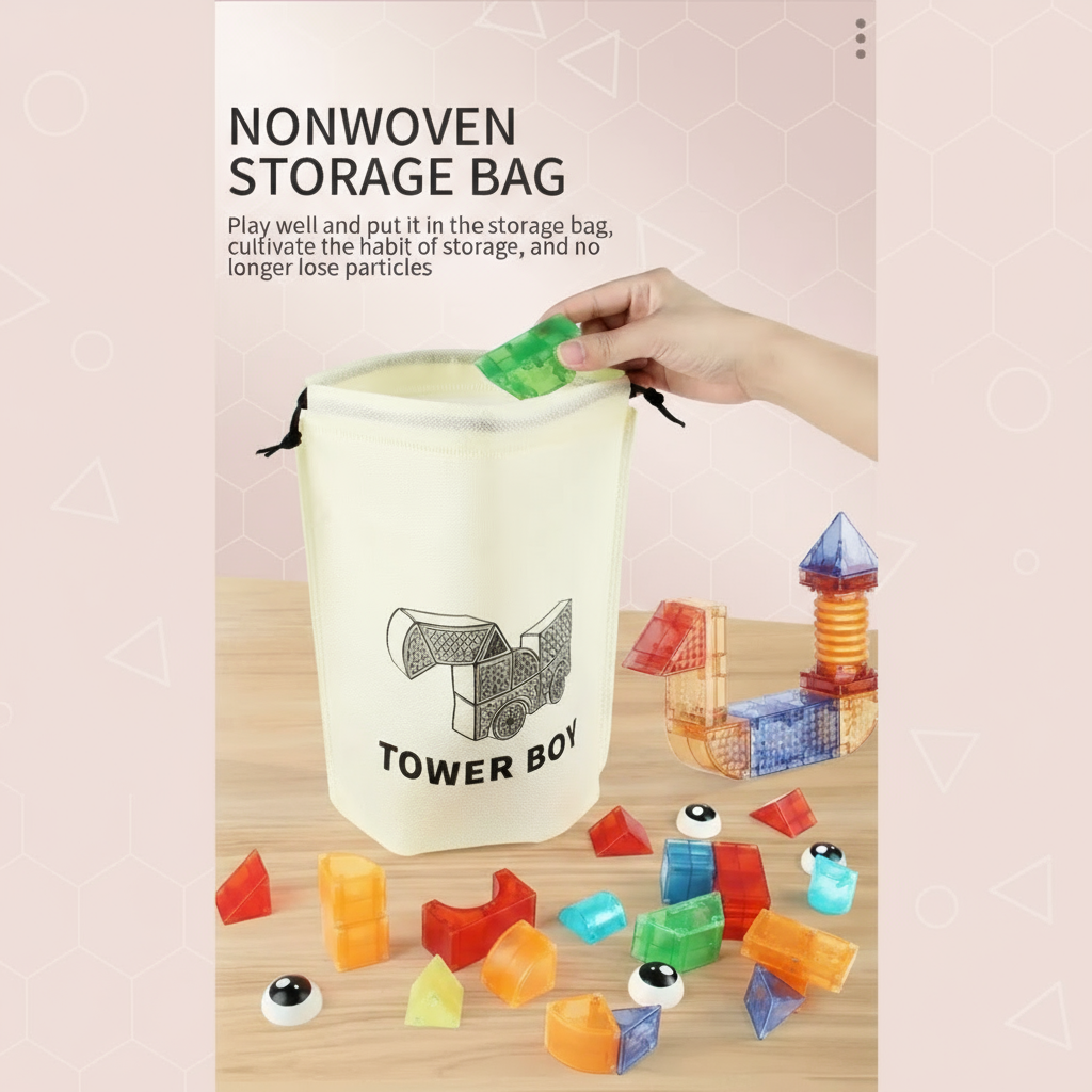 MagniCube – Kreatywne i edukacyjne – zestaw magnetycznych klocków konstrukcyjnych