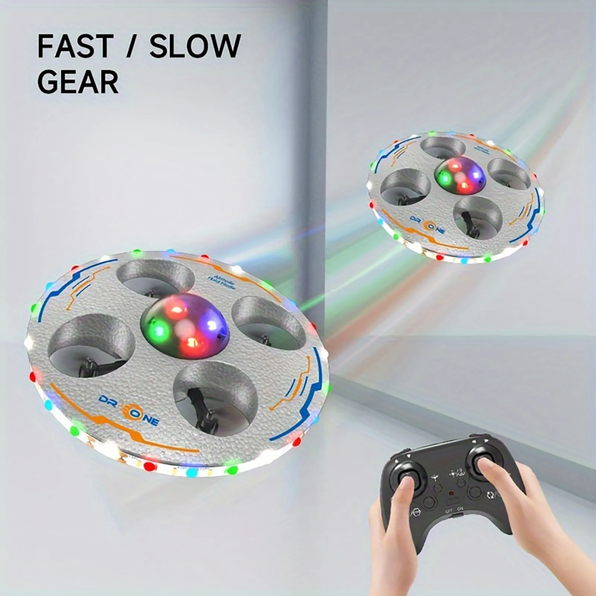 AeroQuest – LED & RC – Latający dron w kształcie UFO