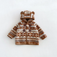 Thumbnail for LittleWarm – Przytulny i stylowy – płaszcz zimowy z wzorem Fair Isle