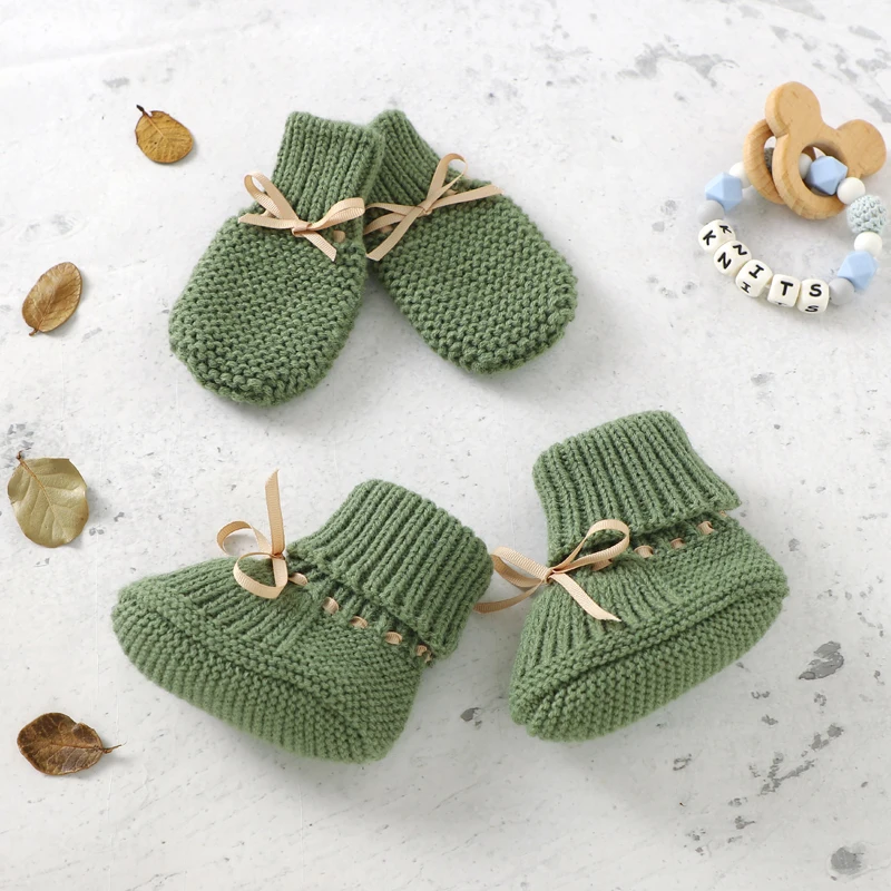Booties & Mittens – Miękkie i ciepłe – zestaw rękawiczek i bucików