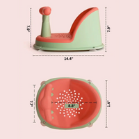 Thumbnail for LumaLieve – Bezpieczne i wygodne – ergonomiczne krzesełko do kąpieli dla niemowląt