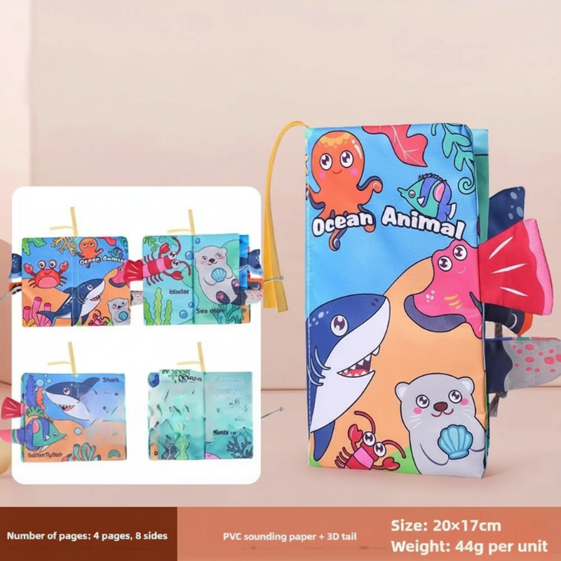 SoftTails – Kolorowe i sensoryczne – książeczka dla niemowląt