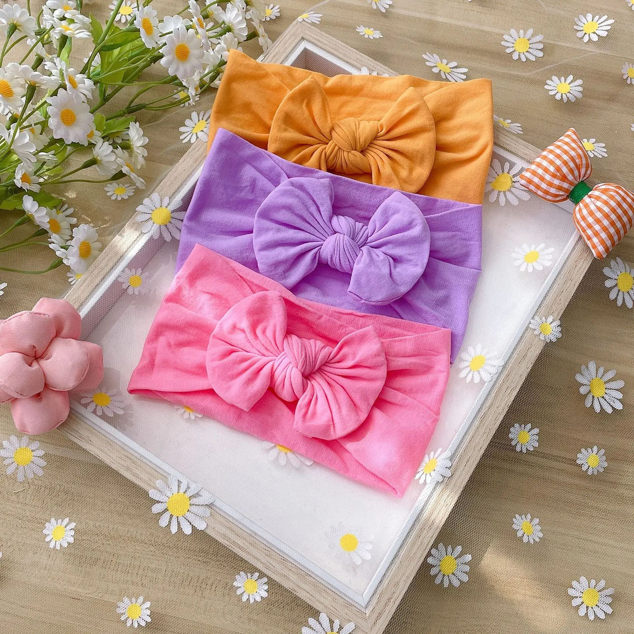 Mini Fashion – Modny i miękki – Opaski z kokardą dla dzieci