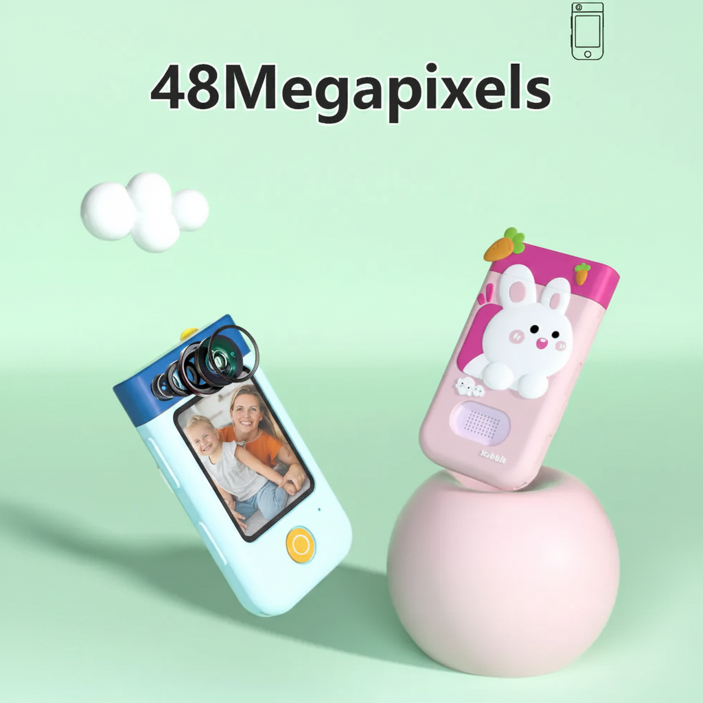 KiddoPhone – Edukacyjny i interaktywny – smartfon dla dzieci z aparatem i grami