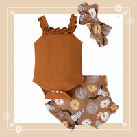 Thumbnail for Baby Girl Summer Outfit – Urocze i zwiewne – zestaw ubranek dla niemowląt