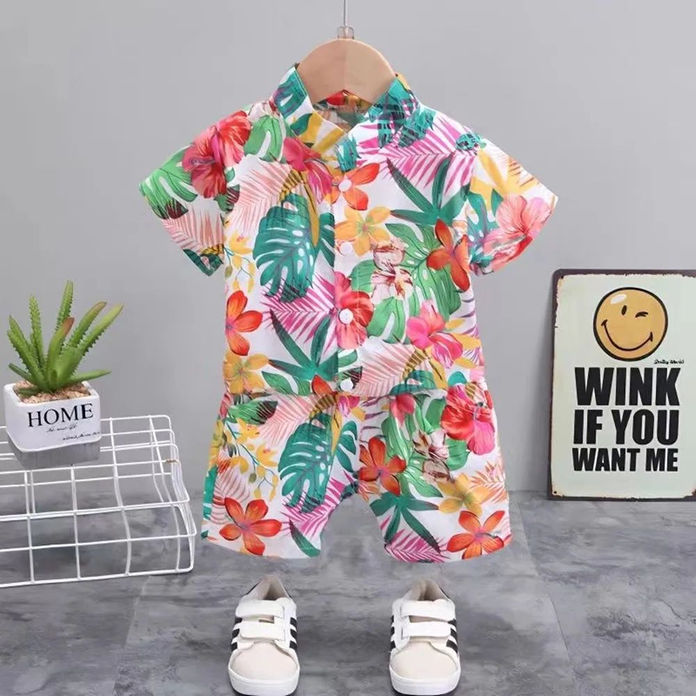 Mini Fashion™ - Świeżość i radość - Kwiatowy zestaw dla chłopców