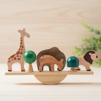 Thumbnail for Wooden Forest Blocks – Kreatywność i rozwój – zestaw drewnianych klocków do układania