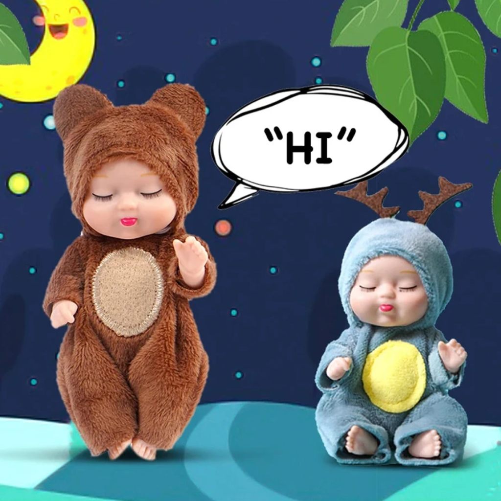 LittleDolly – Urocze i przytulne – laleczka w wesołym kostiumie zwierzęcym