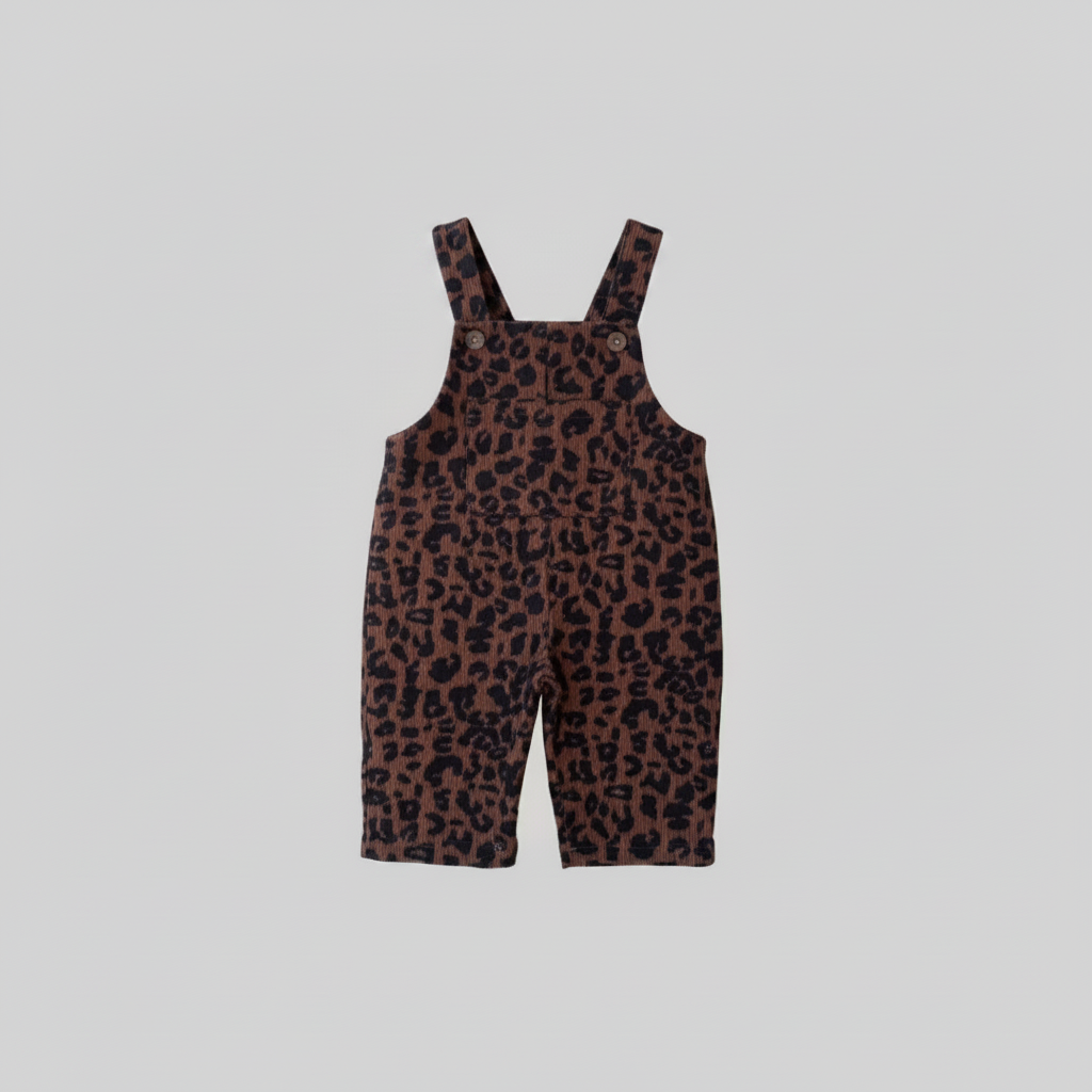 LeopardChic – Modne i wygodne – dziewczęce ogrodniczki w panterkę