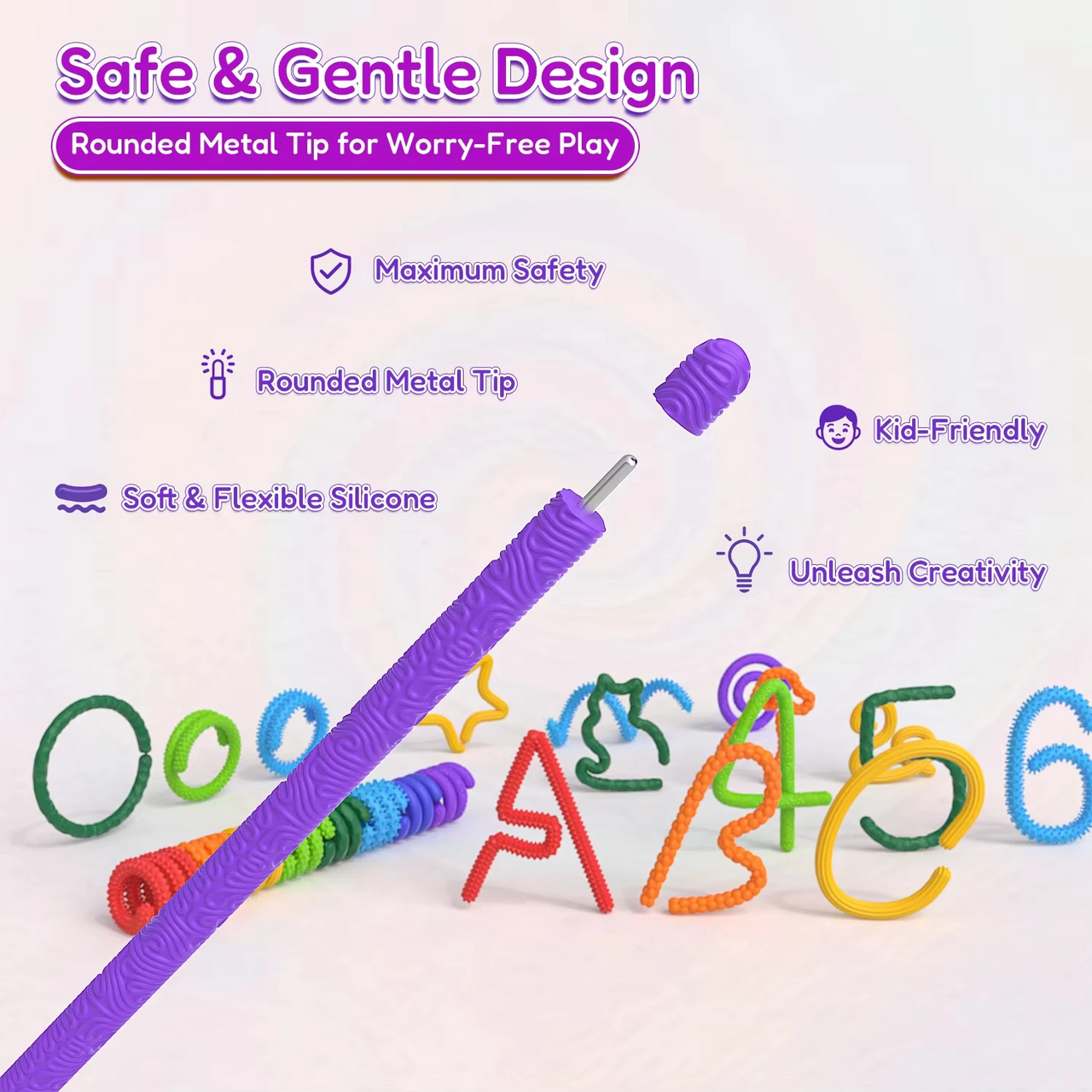 SensoryFlex – Uspokajające i interaktywne – sensoryczne pałeczki fidget