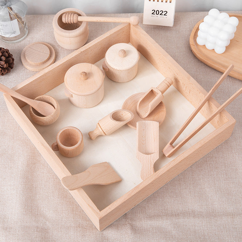 MiniMasterChef – edukacyjny i zabawny – drewniany zestaw kuchenny