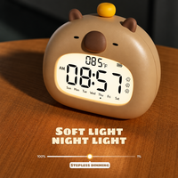 Thumbnail for CappyClock – Niedlich & vielseitig – Digitaler Kinderwecker mit Nachtlicht