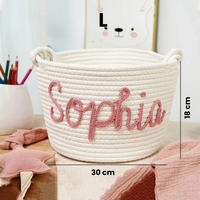 Thumbnail for CuddleBasket – Urocze i osobiste – spersonalizowany kosz na pieluchy