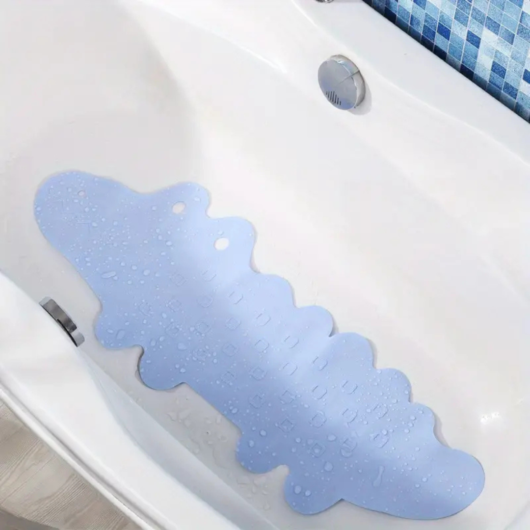 AquaJoy – Antypoślizgowa i bezpieczna – mata łazienkowa dla dzieci Krokodil