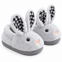 Thumbnail for BunnyToes – Miękkie i ciepłe – pluszowe kapcie w kształcie królików