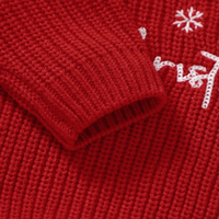 Thumbnail for JoyKnit – Przytulny i ciepły – świąteczny sweter z napisem