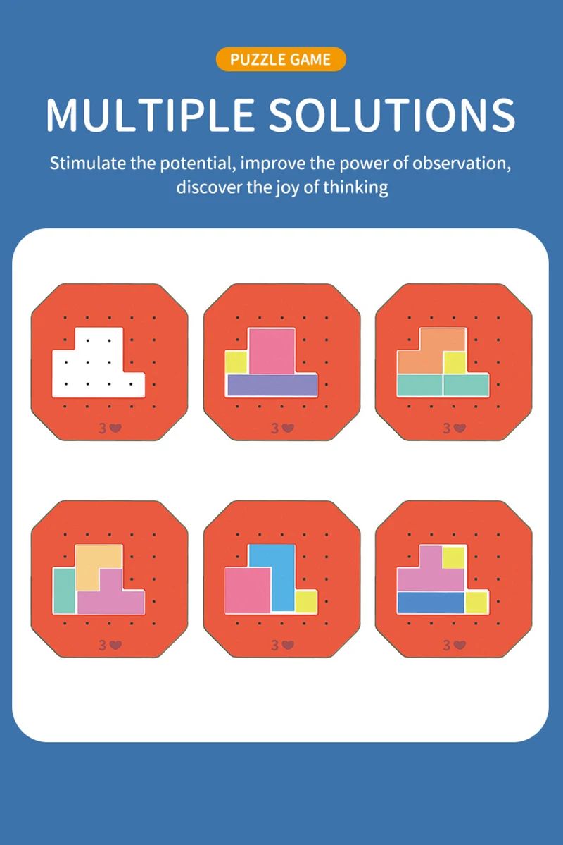 Logic Blocks™ – Kolor i kreatywność – Puzzle geometryczne
