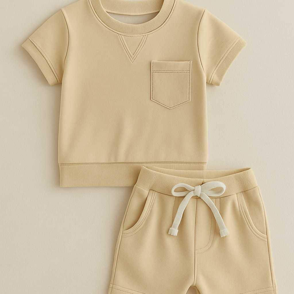 Mini Fashion™ - Letni zestaw odzieży dziecięcej - Ubranka dla dzieci